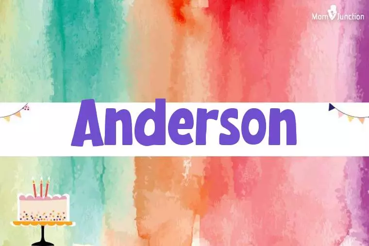 Anderson Birthday Wallpaper