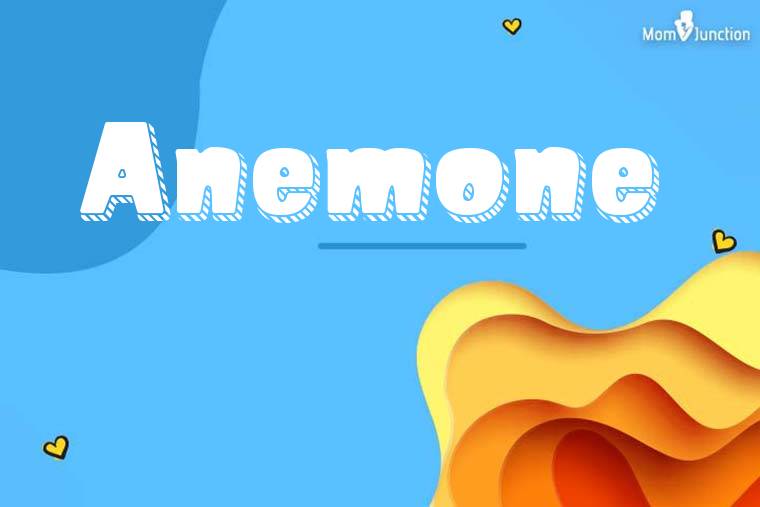 Anemone 3D Wallpaper