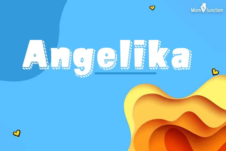 Angelika 3D Wallpaper