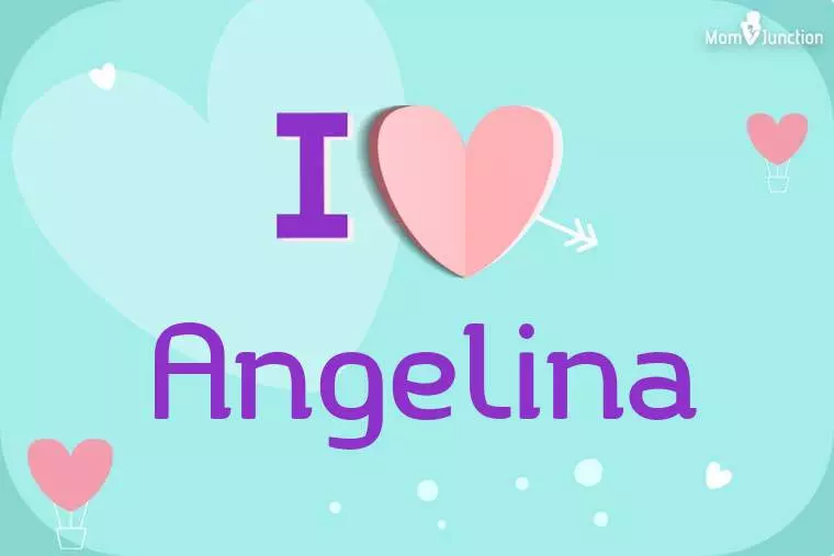 I Love Angelina Wallpaper