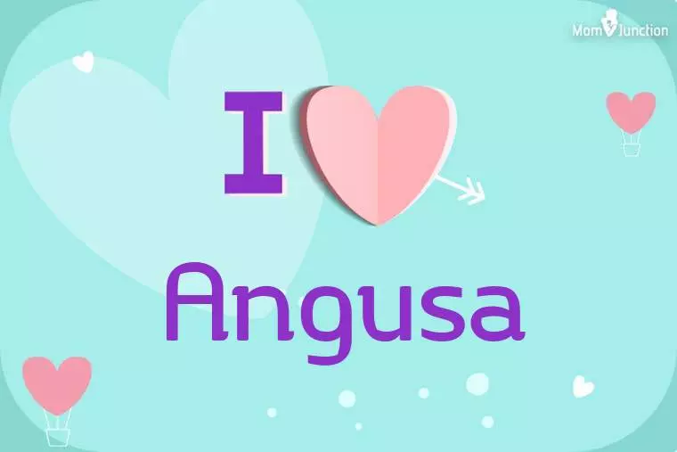 I Love Angusa Wallpaper