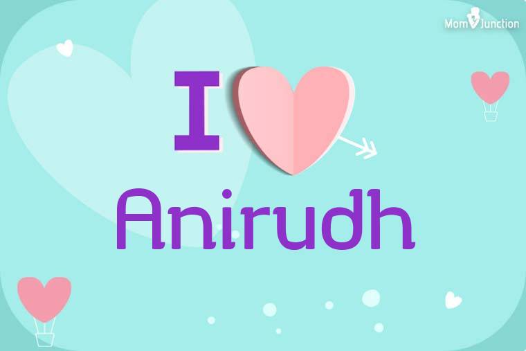 I Love Anirudh Wallpaper