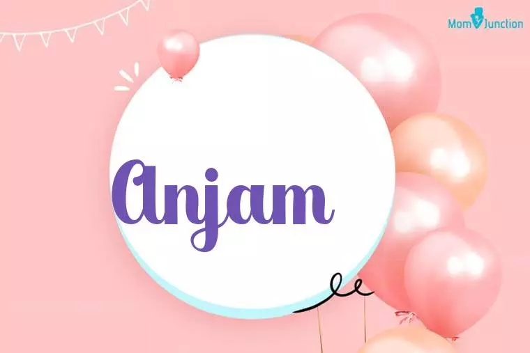 Anjam Birthday Wallpaper