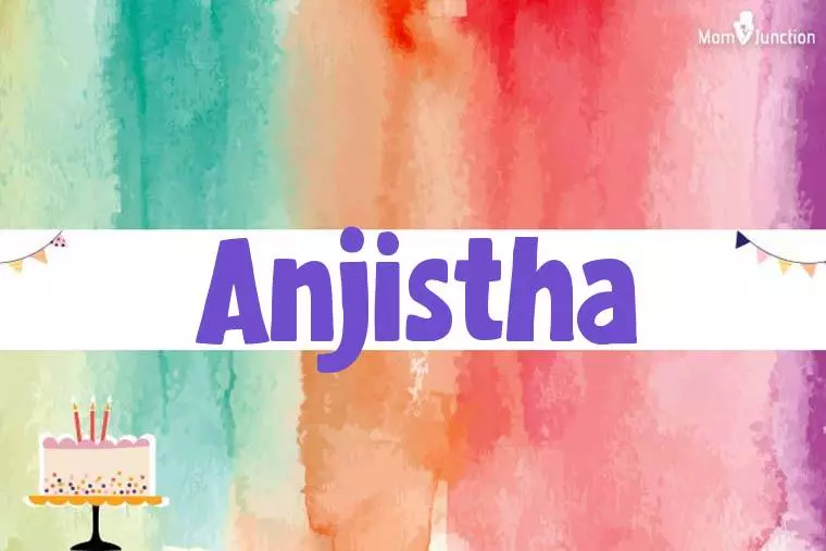 Anjistha Birthday Wallpaper