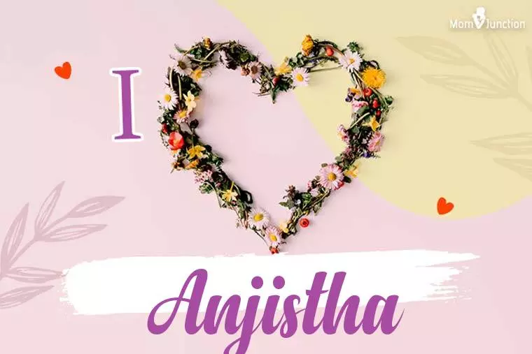 I Love Anjistha Wallpaper