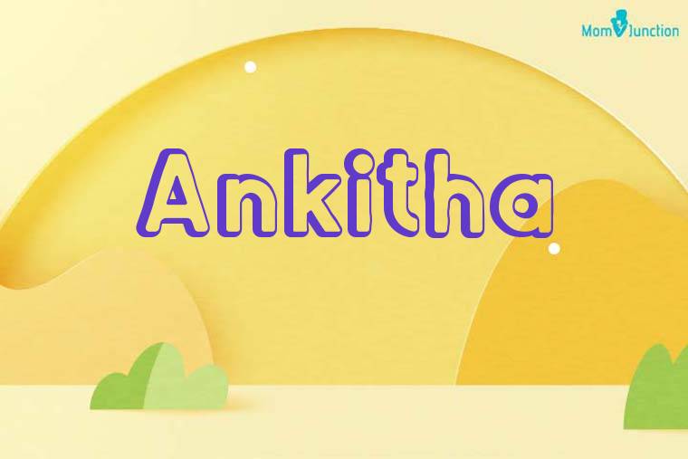 Ankitha 3D Wallpaper
