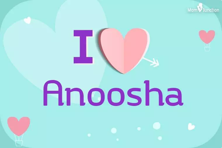 I Love Anoosha Wallpaper