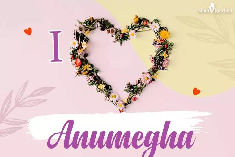 I Love Anumegha Wallpaper