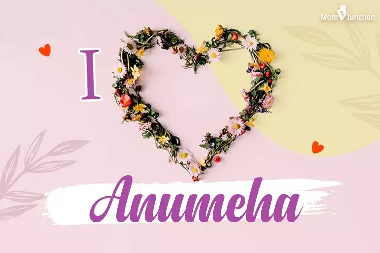 I Love Anumeha Wallpaper