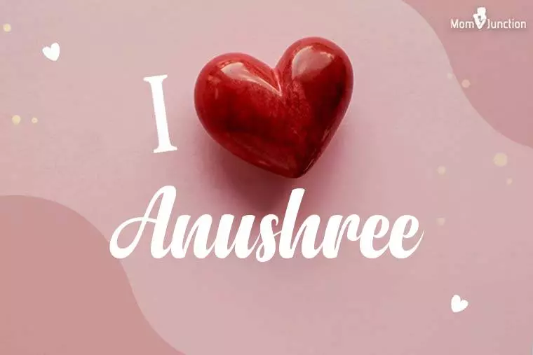 I Love Anushree Wallpaper