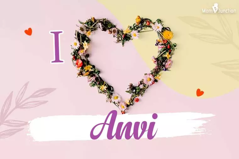 I Love Anvi Wallpaper