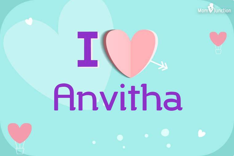 I Love Anvitha Wallpaper