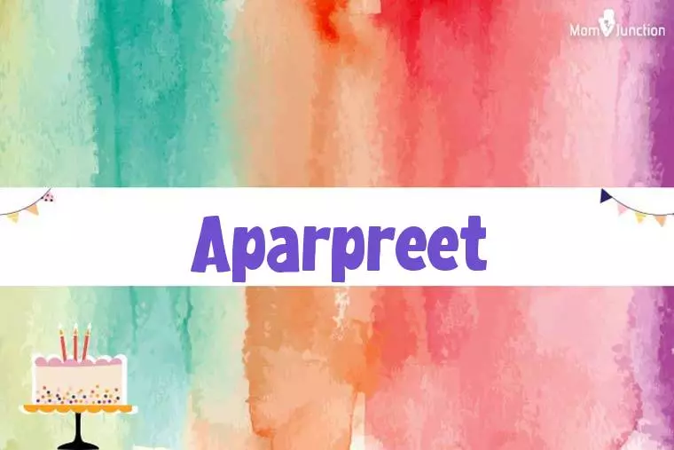 Aparpreet Birthday Wallpaper