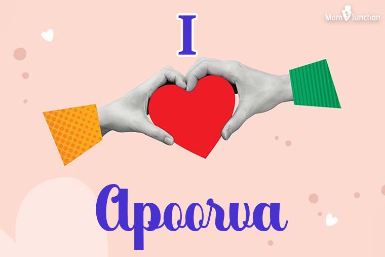 I Love Apoorva Wallpaper