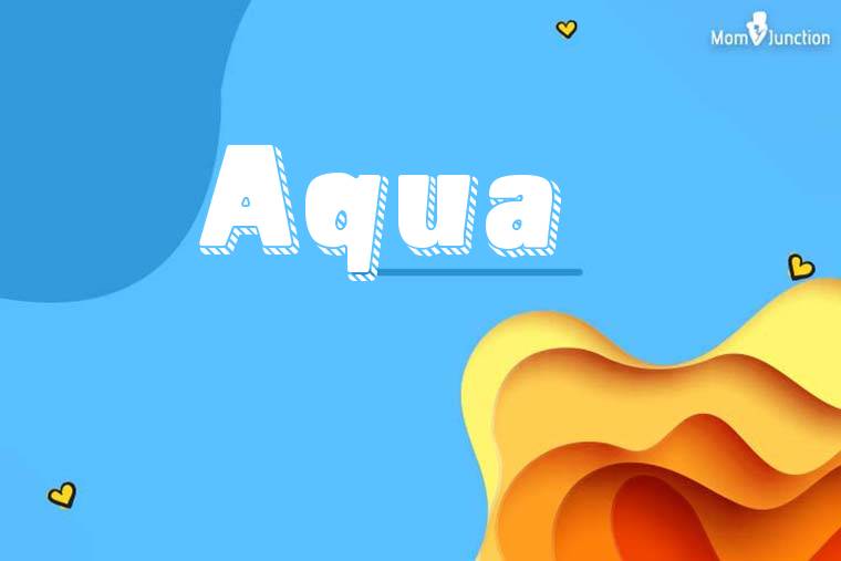 Aqua 3D Wallpaper