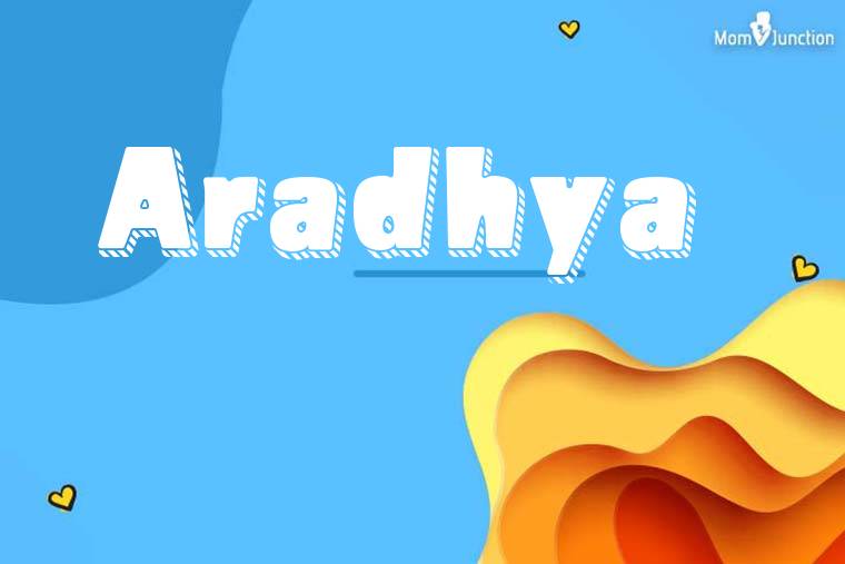 Aradhya 3D Wallpaper