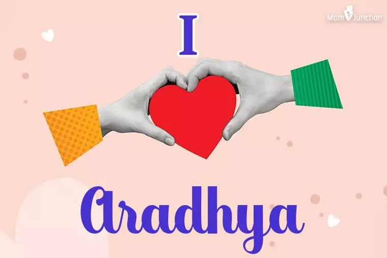 I Love Aradhya Wallpaper