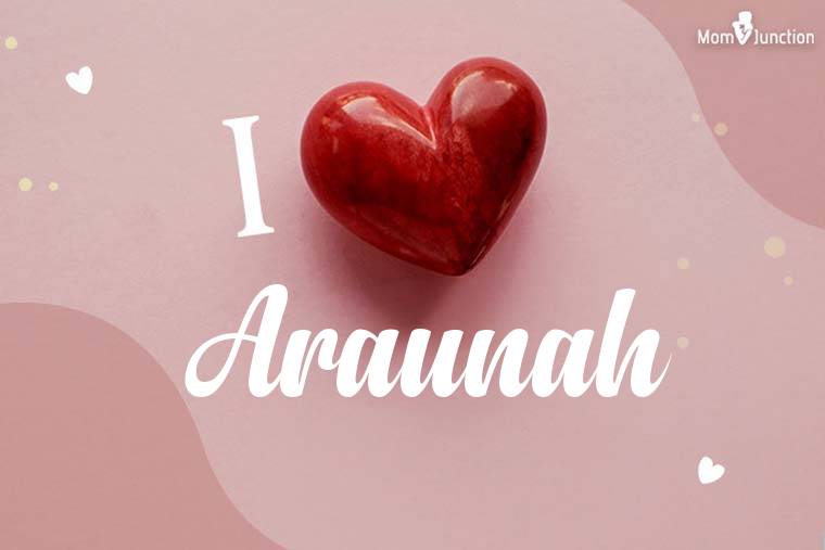 I Love Araunah Wallpaper