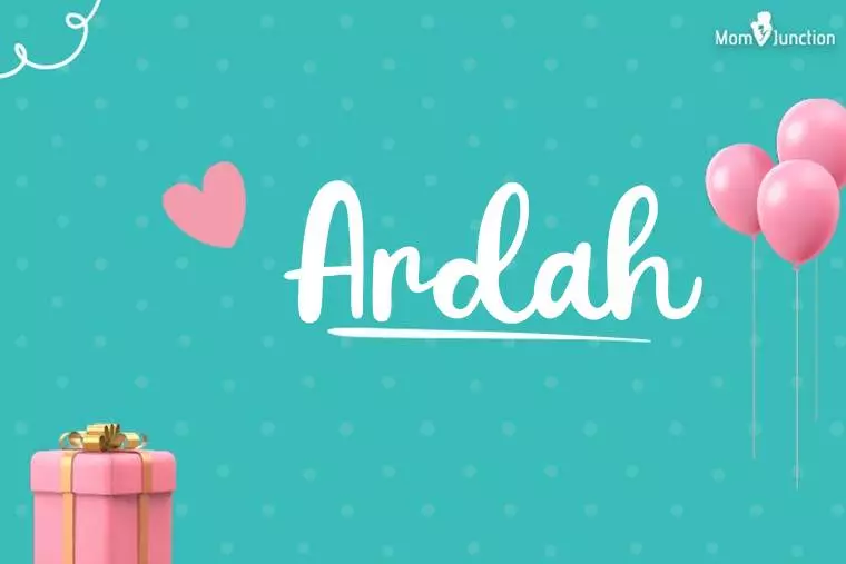 Ardah Birthday Wallpaper