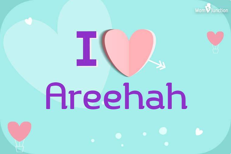 I Love Areehah Wallpaper