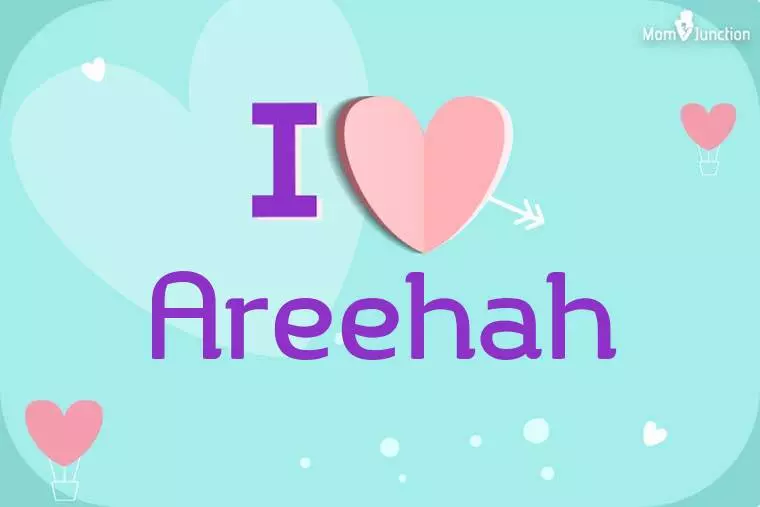 I Love Areehah Wallpaper