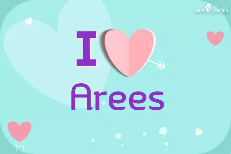 I Love Arees Wallpaper