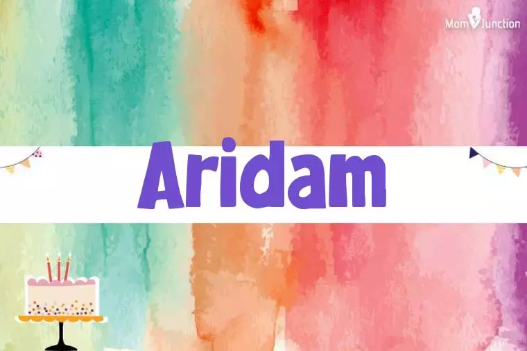 Aridam Birthday Wallpaper