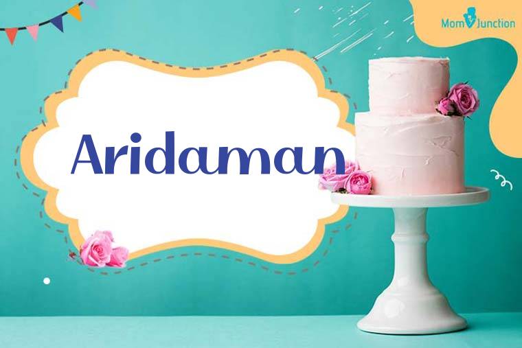 Aridaman Birthday Wallpaper