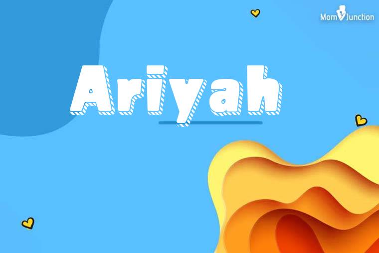 Ariyah 3D Wallpaper