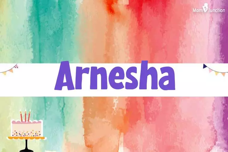 Arnesha Birthday Wallpaper