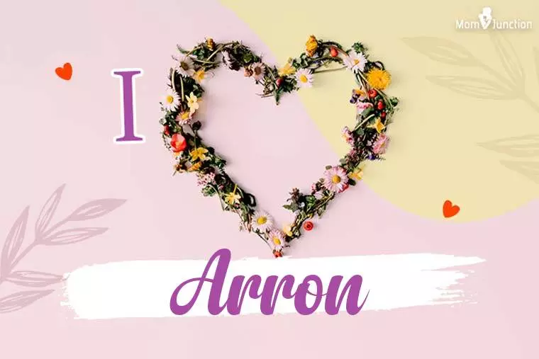 I Love Arron Wallpaper