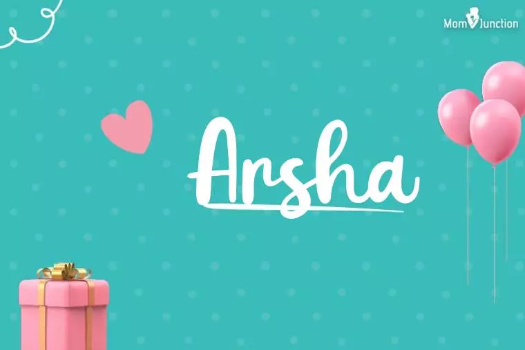 Arsha Birthday Wallpaper