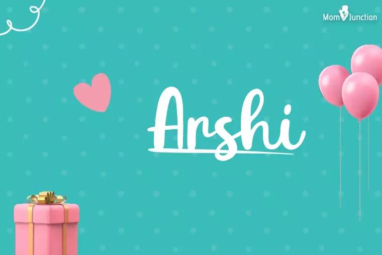 Arshi Birthday Wallpaper