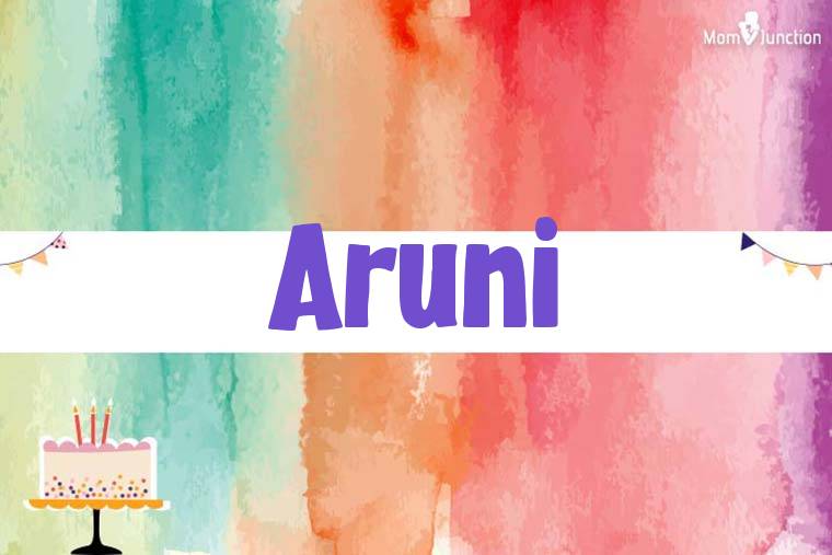 Aruni Birthday Wallpaper