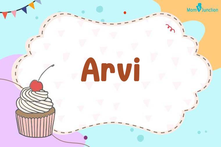 Arvi Birthday Wallpaper