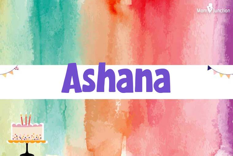 Ashana Birthday Wallpaper