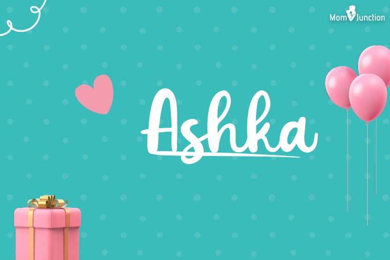 Ashka Birthday Wallpaper