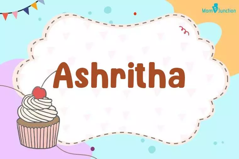 Ashritha Birthday Wallpaper