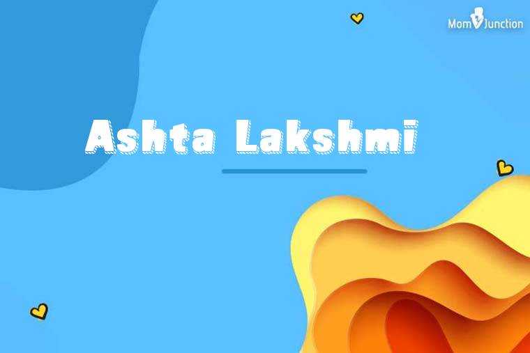 Ashta Lakshmi 3D Wallpaper