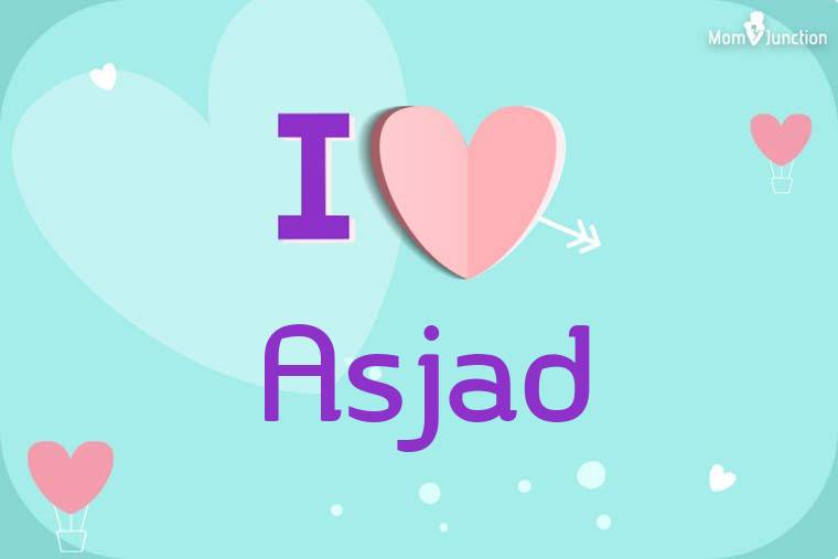 I Love Asjad Wallpaper