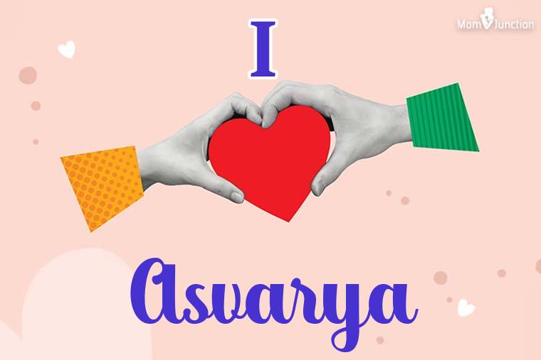 I Love Asvarya Wallpaper