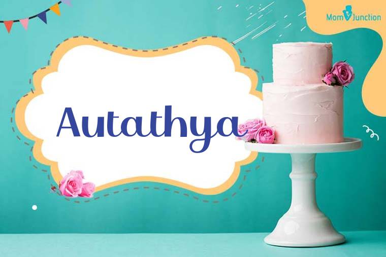 Autathya Birthday Wallpaper
