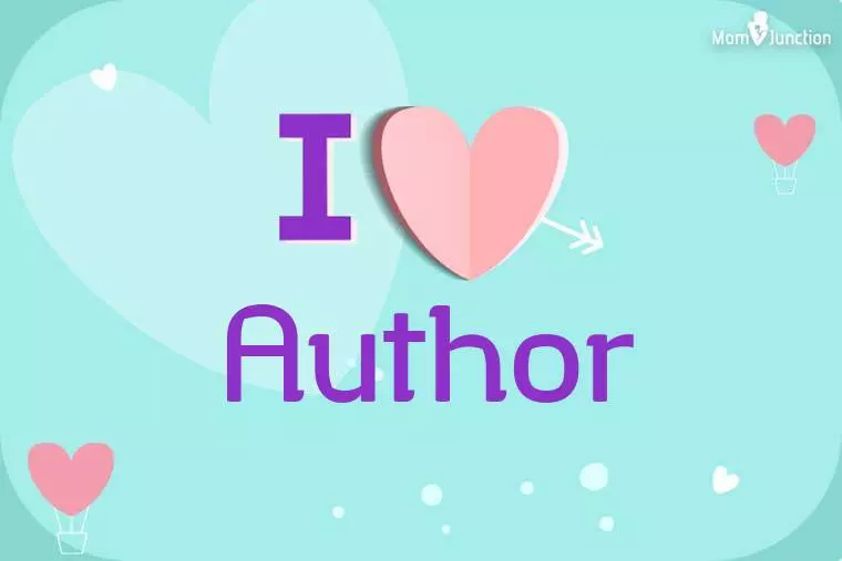 I Love Author Wallpaper