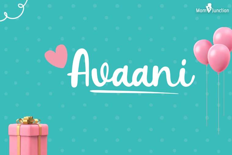 Avaani Birthday Wallpaper