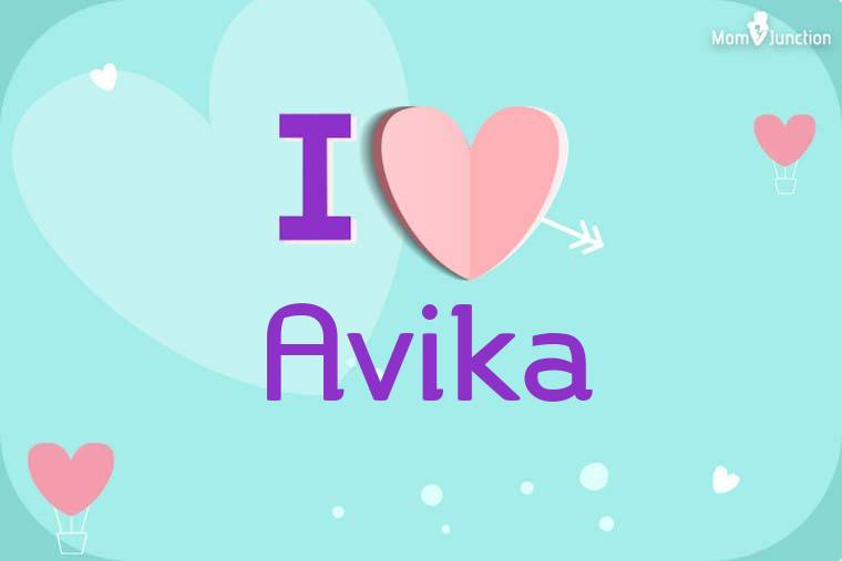 I Love Avika Wallpaper