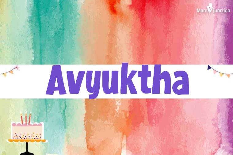 Avyuktha Birthday Wallpaper