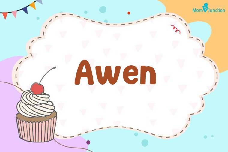 Awen Birthday Wallpaper