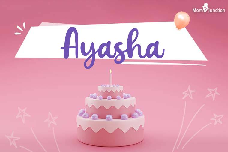 Ayasha Birthday Wallpaper