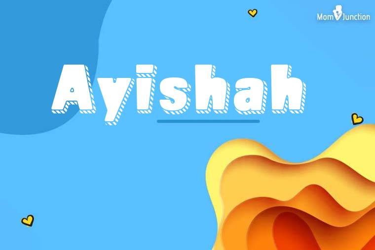 Ayishah 3D Wallpaper