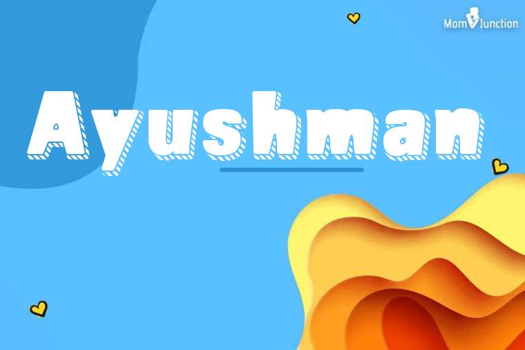 Ayushman 3D Wallpaper